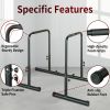 Power Tower Dip Station with Bench Pull Up Bar Stand Adjustable Height Heavy Duty Multi-Function Fitness Training Equipment