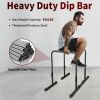 Power Tower Dip Station with Bench Pull Up Bar Stand Adjustable Height Heavy Duty Multi-Function Fitness Training Equipment