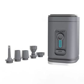 New USB Lithium Battery Lighting Electric Outdoor Portable (Option: Gray-4000-55)